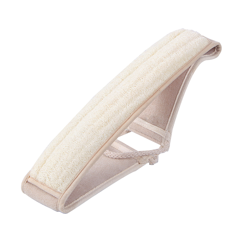 Ryggskrubbehåndkle for voksne, menn og kvinner, langt badehåndkle, eksfolierende håndkle, fjerner smuss, død hud og olje, lappeskrubbestrimmel